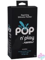Honey beige squirting packer in Ultra-Premium Silicone by Tantus