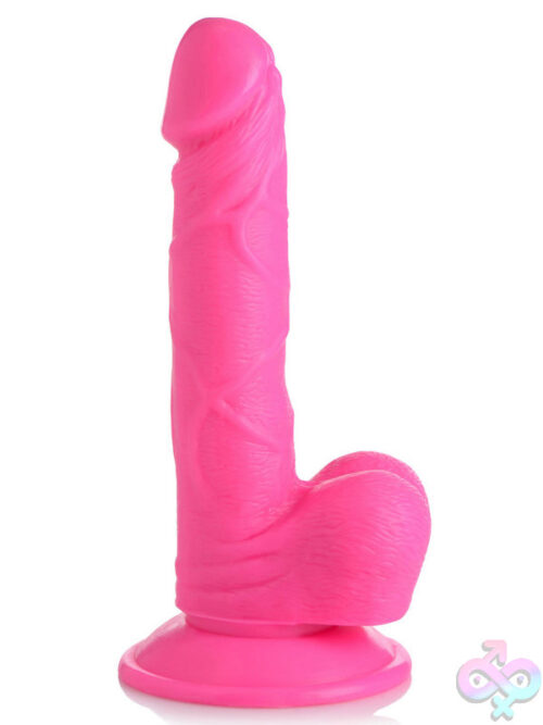 Pink Pop Pecker Dildo With Balls -  6.5 Inch - Image 8