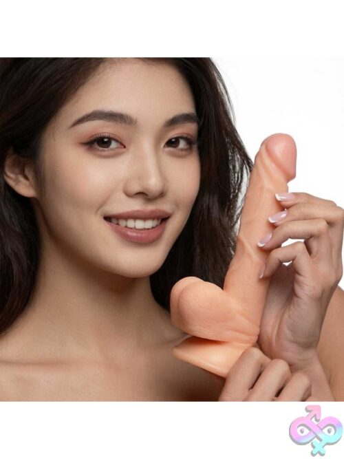 Pop Pecker 6.5 Inch Dildo With Balls - Light - Image 9