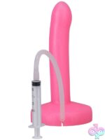 Pop Slim Squirting Dildo in Watermelon Pink by Tantus - Image 2