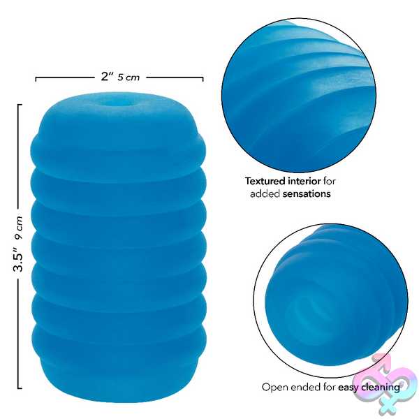 Discreet-Toys-Pop-Sock-Ribbed-Blue-Se0936203 Pop Sock Ribbed - Image 1