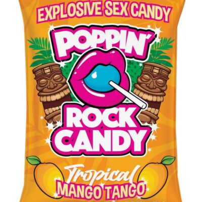 Poppin Rock Candy Mango Tango edible popping candy by Rock Candy for couples oral play