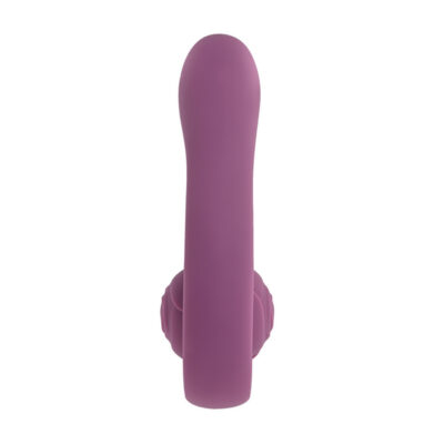 Poseable You purple dual-stimulation vibrator by Evolved Novelties — bendable G-spot and clit toy