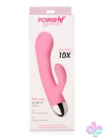 Large pink dual-motor rabbit vibrator with G-spot shaft and clit massager by Curve Novelties