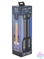Powerblow and Feel Mouth Stroker Combo Set in black by Kiiroo