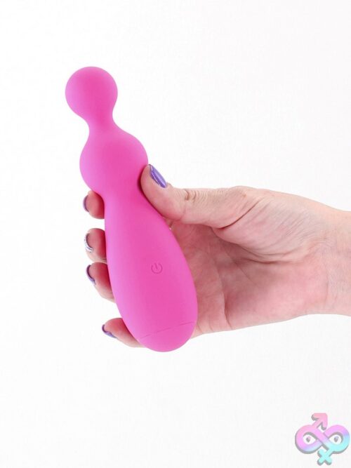 Petal Beaded Silicone Vibrator In Pink - Image 3