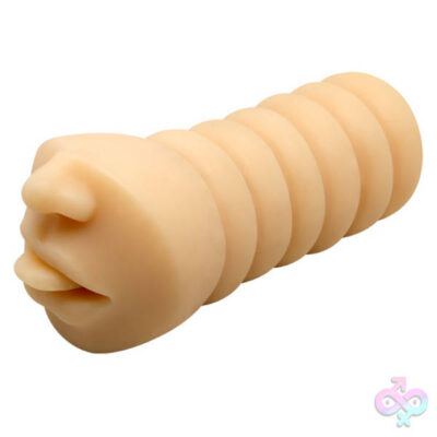 Masturbator Sleeve Miranda by Pretty Love — beige mouth masturbator with realistic feel