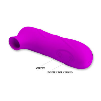 Pretty Love Magic Flute purple silicone clit suction stimulator by Pretty Love