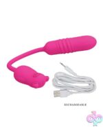 Pretty Love Nobikuma Thrusting Egg - Fuchsia - Image 2