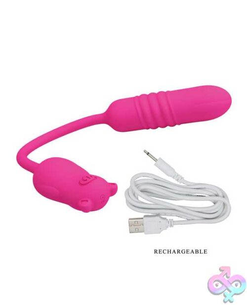 Pretty Love Nobikuma Thrusting Egg - Fuchsia - Image 2