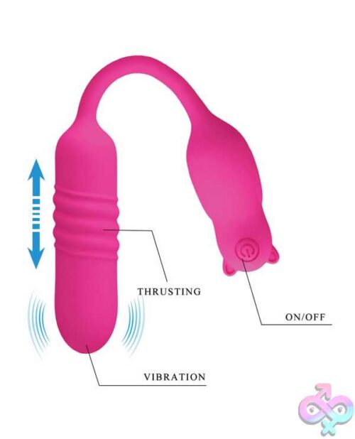 Pretty Love Nobikuma Thrusting Egg - Fuchsia - Image 3