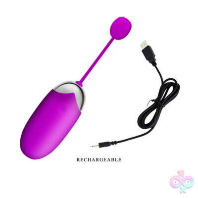 Pretty Love Abner Smartphone Control Bluetooth vibrating egg bullet in pink silicone by Pretty Love