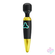 Pretty Love Sex Toys - Pretty Love Body Wand With Led Light - Black and  Gold