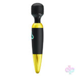 Pretty Love Sex Toys - Pretty Love Body Wand With Led Light - Black and  Gold
