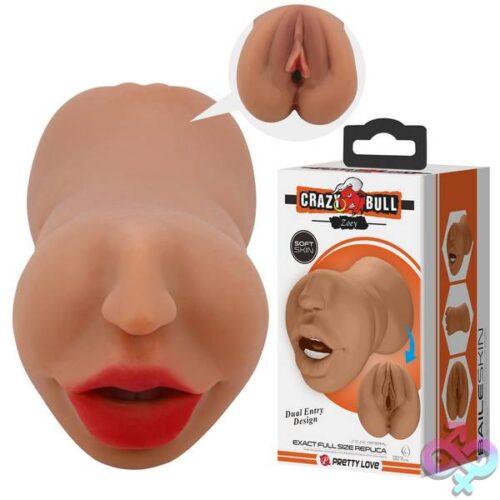 Zoey Mouth Masturbator Sleeve - Brown - Image 2