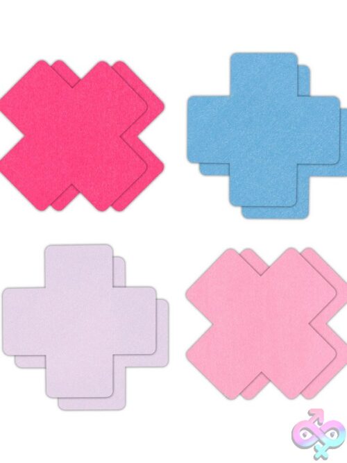Pretty Pasties Cross Ii Adhesive Nipple Covers – Assorted 4 Pair - Image 2