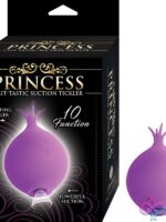 Princess Clit-Tastic Suction Tickler dual-end air-pulse clitoral stimulator in purple