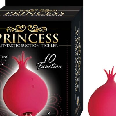 Princess Clit-Tastic Suction Tickler dual-end air-pulse clitoral stimulator in purple
