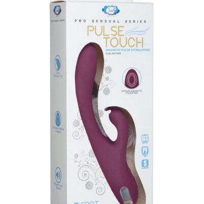 Purple phthalate-free silicone magnetic pulsation g-spot rabbit vibrator by Cloud 9