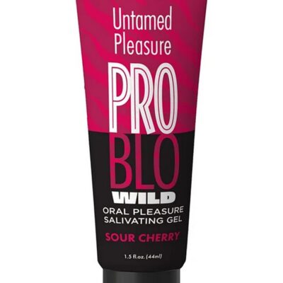 sour cherry salivating gel ProBlo Wild Oral Pleasure 1.5 oz by Little Genie