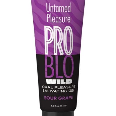 Sour Grape Salivating Gel — Problo Wild Oral Pleasure Gel by Little Genie
