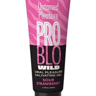 sour strawberry oral gel Problo Wild Oral Pleasure Salivating Gel by Little Genie