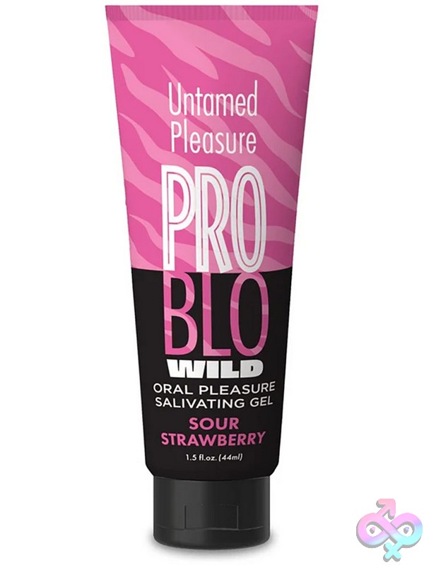 Discreet-Toys-Problo-Wild-Oral-Pleasure-Salivating-Gel-Sour-Strawberry-1-5-Oz-Nu-Lgbt-544 Sour Strawberry Oral Gel Problo Wild Oral Pleasure Salivating Gel By Little Genie