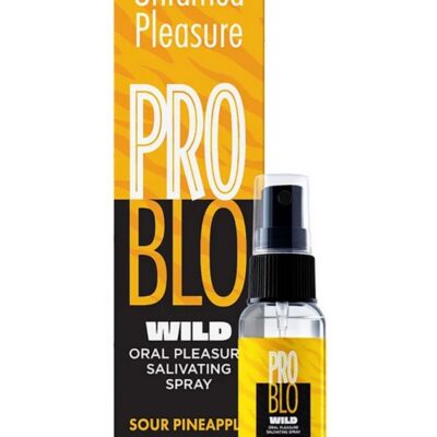 Throat Spray Oral Pleasure ProBlo Wild Sour Pineapple 1 oz by Little Genie