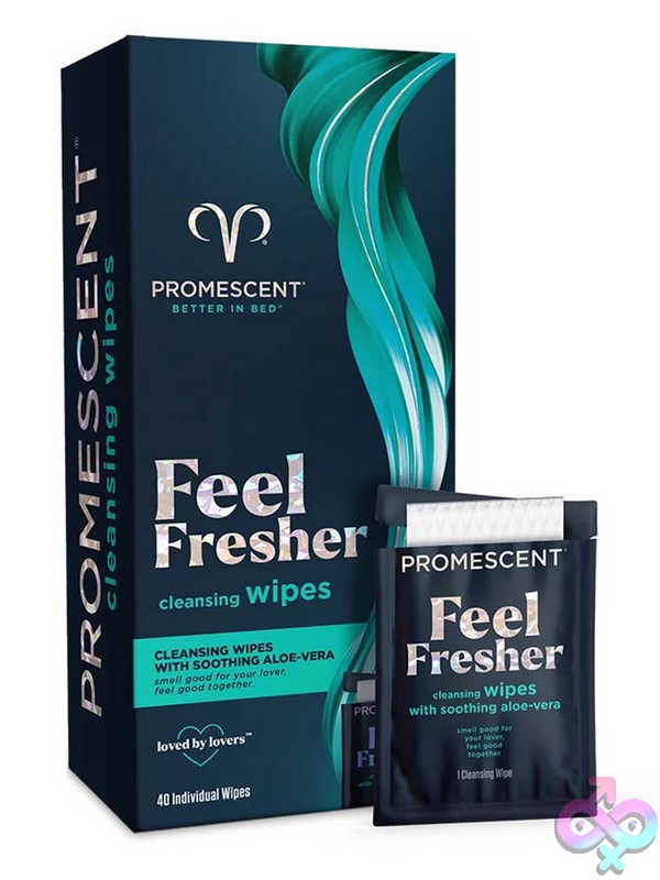 Discreet-Toys-Promescent-Before-After-Wipes-40-Ct-Nu-Wipes-Iw40 Promescent Before And After Intimate Wipes 40-Count White Pack With Aloe Vera Formula By Promescent
