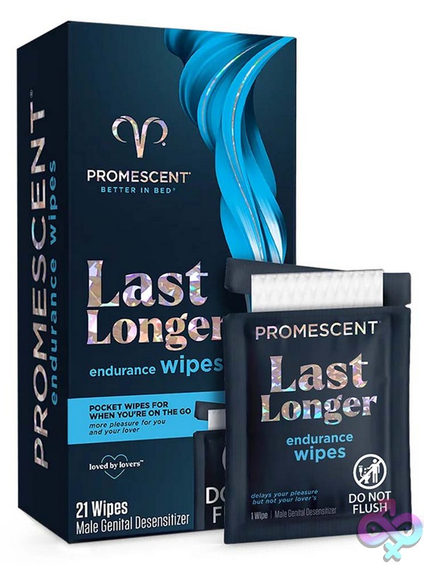 Discreet-Toys-Promescent-Delay-Wipes-21-Ct-Nu-Delay-Wipes-21 Promescent Delay Wipes 21-Count Single-Use Benzocaine Wipes In White Packaging By Promescent