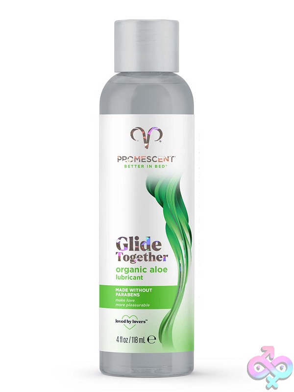 Discreet-Toys-Promescent-Organic-Aloe-Lube-4-Oz-Nu-Lubes-Pol4 Clear Organic Aloe Personal Lubricant 4 Oz Bottle By Promescent