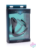 Prostatic Play Explorer II black silicone prostate stimulator and cock ring by Xr – Prostatic Play