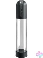 black rechargeable penis pump Pump Worx Autoflow by Pipedream