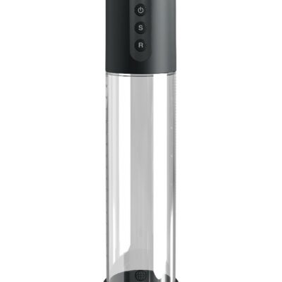 black rechargeable penis pump Pump Worx Autoflow by Pipedream