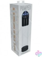 Pumped Automatic waterproof silicone penis pump in clear by Shots Toys