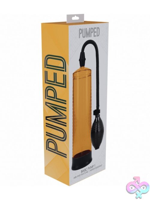 Pumped Basic Pump 1 Water-Resistant Manual Penis Pump In Multiple Colors