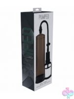 Pumped Basic Pump 2 water-resistant manual penis pump in multiple colors on neutral background