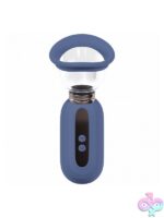 Pumped Dazzling Automatic 5-Speed Silicone Rechargeable Vulva, Clitoral & Breast Pump – Blue - Image 2