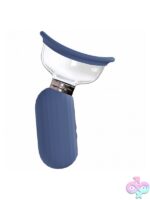 Pumped Dazzling Automatic 5-Speed Silicone Rechargeable Vulva, Clitoral & Breast Pump – Blue - Image 3