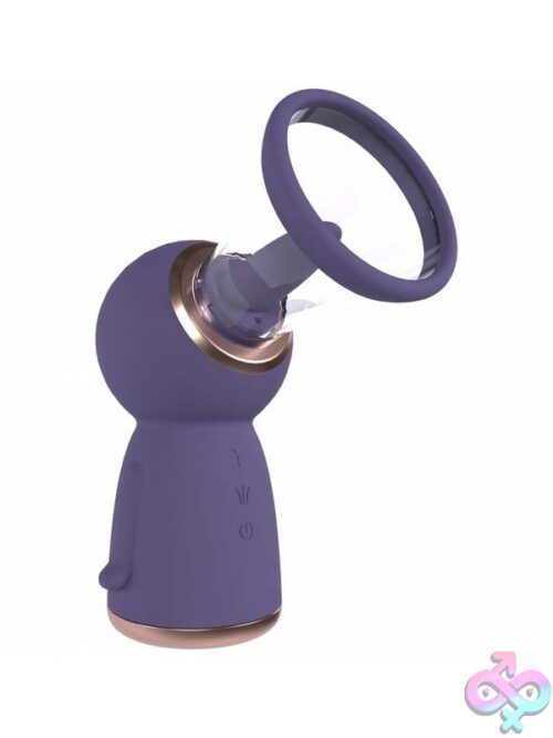 Pumped Exquisite Automatic 13-Speed Silicone Rechargeable Vulva &Amp; Breast Pump – Purple - Image 2