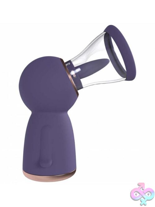 Pumped Exquisite Automatic 13-Speed Silicone Rechargeable Vulva &Amp; Breast Pump – Purple - Image 3