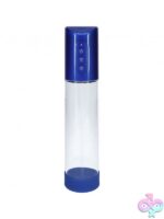 Pumped HyperPump Automatic Penile Pump – Metallic Blue - Image 2