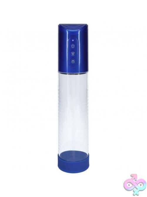 Pumped Hyperpump Automatic Penile Pump – Metallic Blue - Image 2