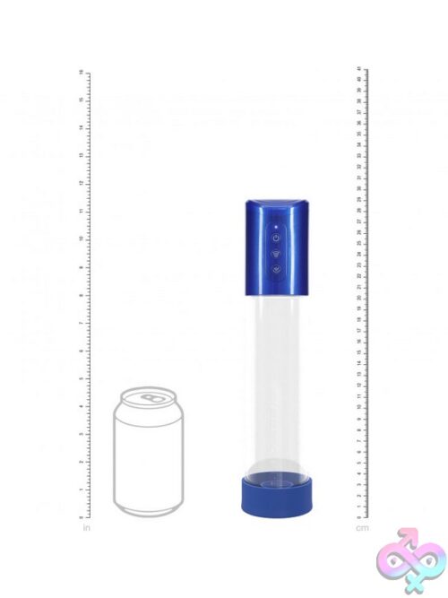 Pumped Hyperpump Automatic Penile Pump – Metallic Blue - Image 3