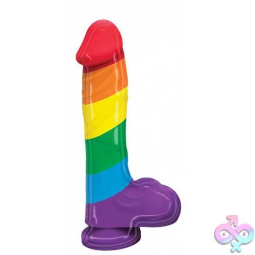 Pumped Rainbow Silicone Dildo - Image 2