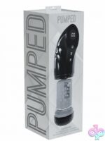 Clear rotating suction masturbator with multi-function controls by Shots Toys