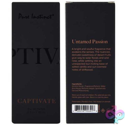 Pure Instinct Pheromone Eau De Parfum Captivate 2Oz 60Ml - Image 3