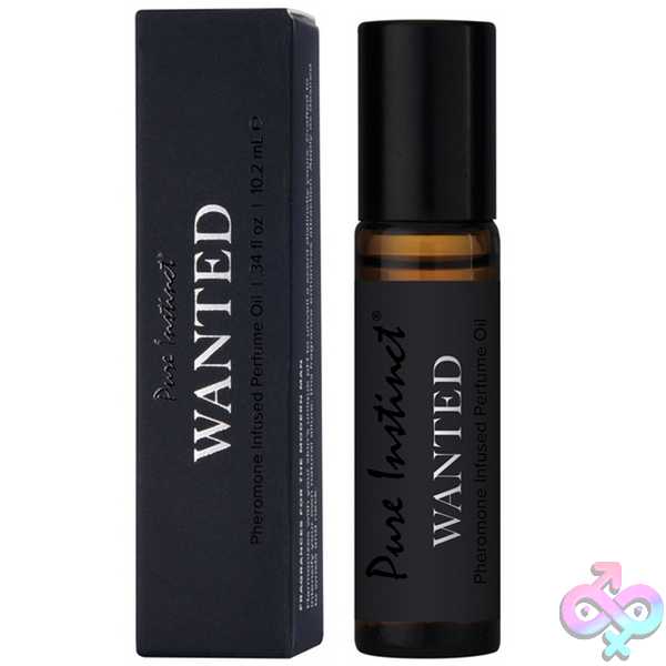Discreet-Toys-Pure-Instinct-Pheromone-Perfume-Oil-Wanted-10Ml-0-34Oz-Pin4102-10 Pure Instinct Pheromone Perfume Oil Wanted 10Ml 0.34Oz - Image 1