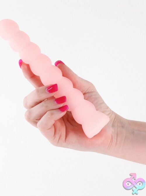 Pure Joy Peach Silicone Rechargeable Vibrator - Image 3