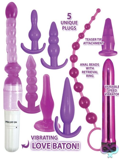 Purple Elite Collection Supreme Anal Play Kit Purple - Image 3
